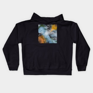 Forces of Nature Climate Change Abstract Art Kids Hoodie